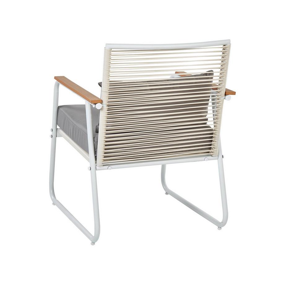 Beliani Set lounge pour jardin en Acier Moderne POMONTE  