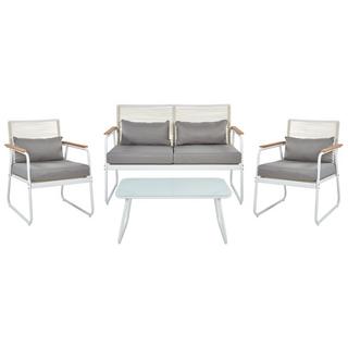 Beliani Lounge Set aus Stahl Modern POMONTE  