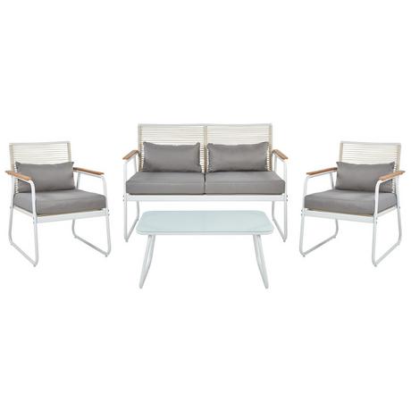 Beliani Lounge Set aus Stahl Modern POMONTE  