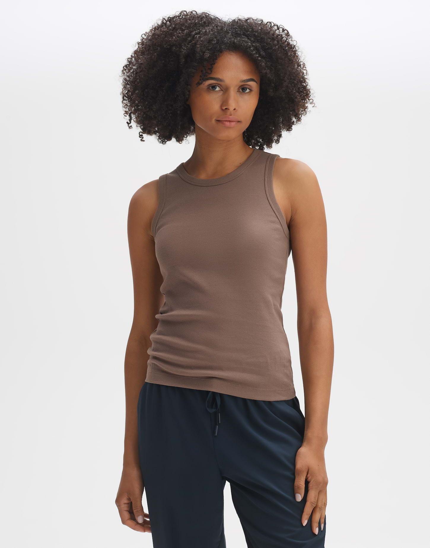 Image of Tank Top Ilesso Figurbetont Damen Staub 38