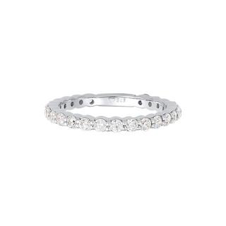 Elli  Ring Memoire Eternity Zirkonia Funkelnd 925 Silber 