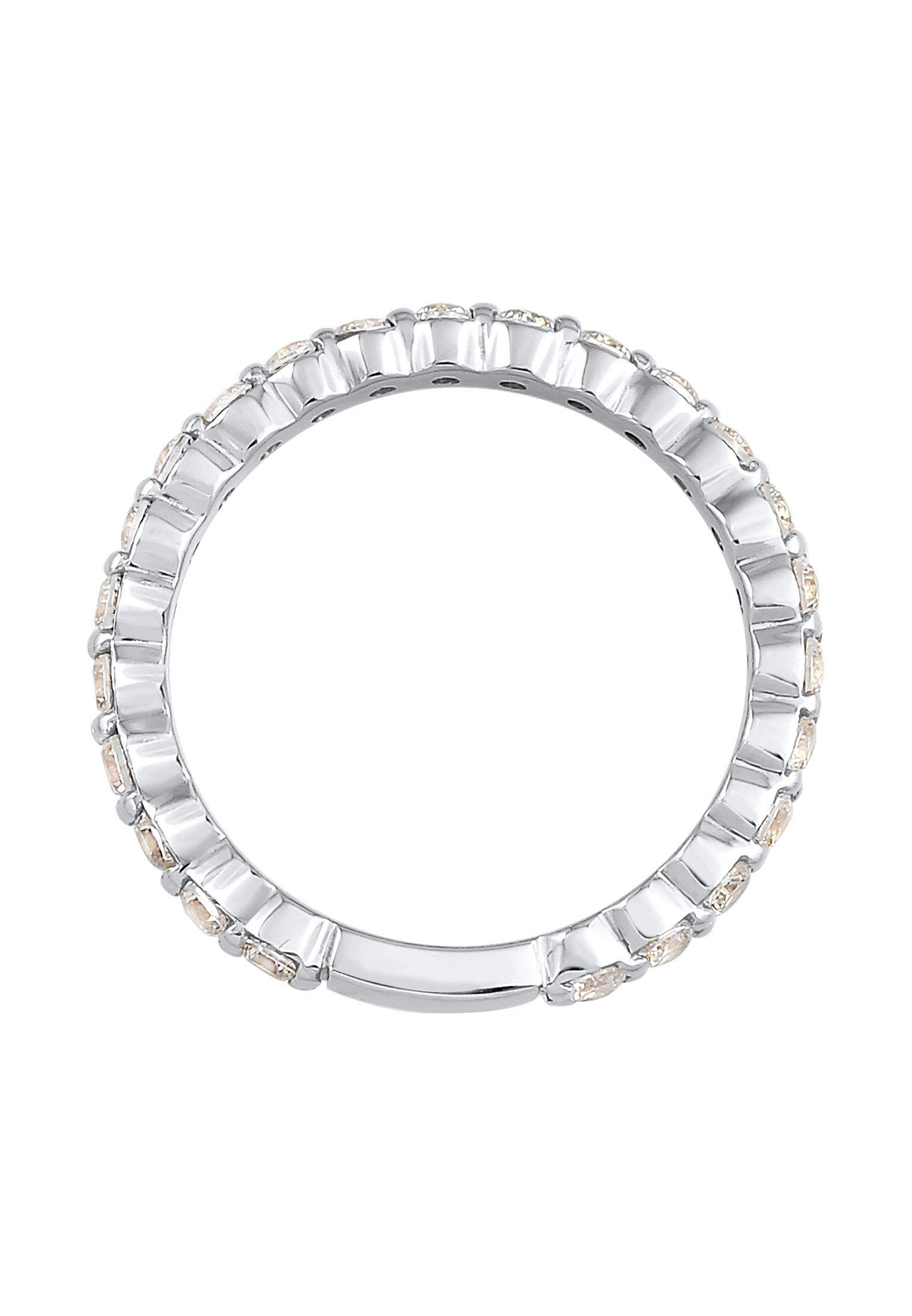 Elli  Ring Memoire Eternity Zirkonia Funkelnd 925 Silber 