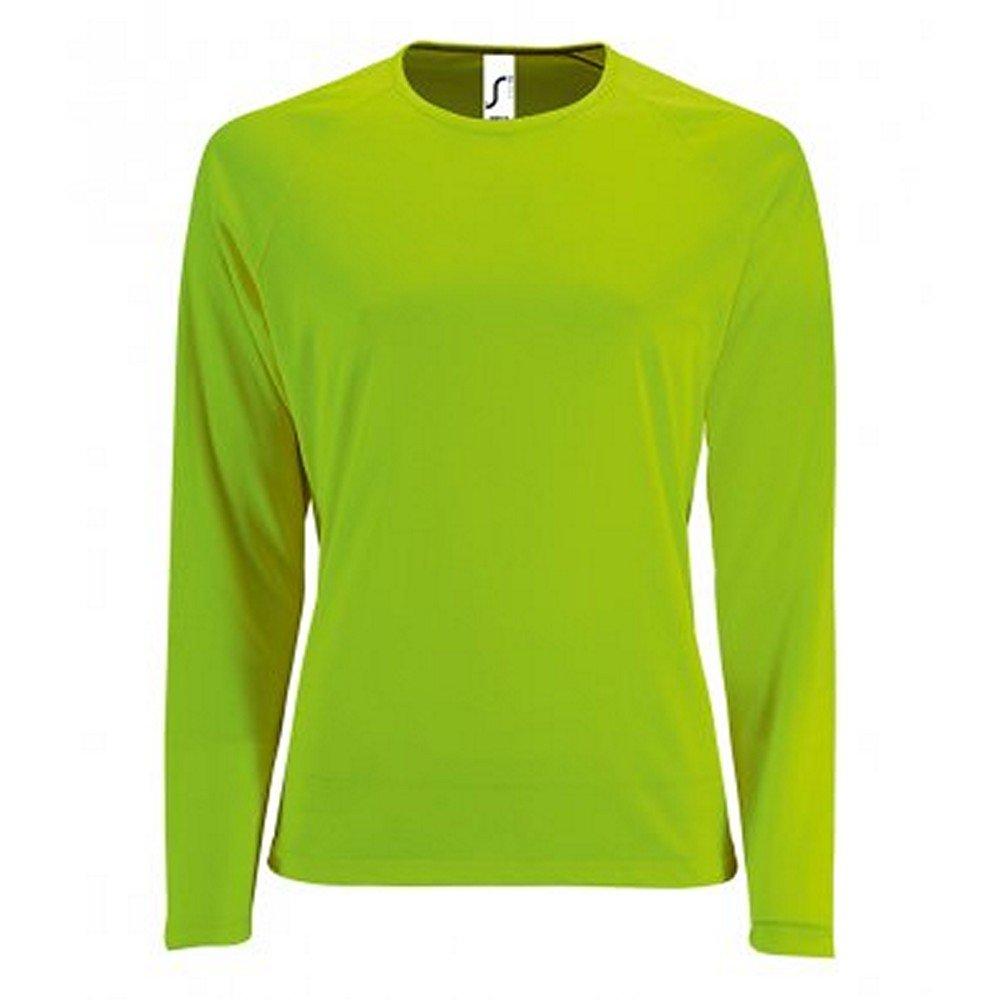 Image of Performance Tshirt Sporty, Langärmlig Damen Grün M