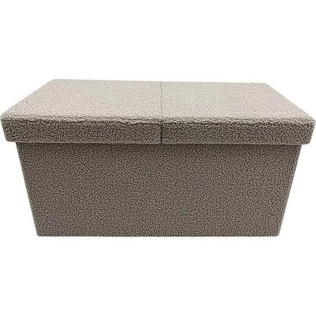 mutoni Pouf avec récipient Joris beige  