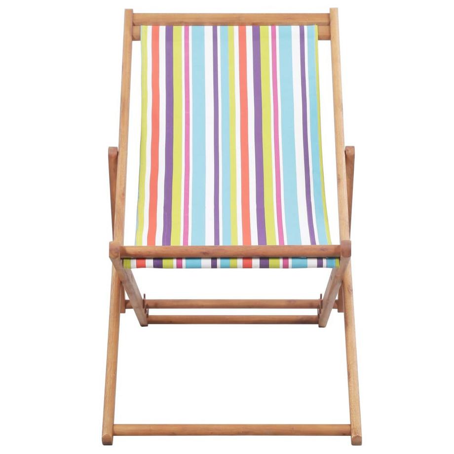 VidaXL Chaise de plage tissu  