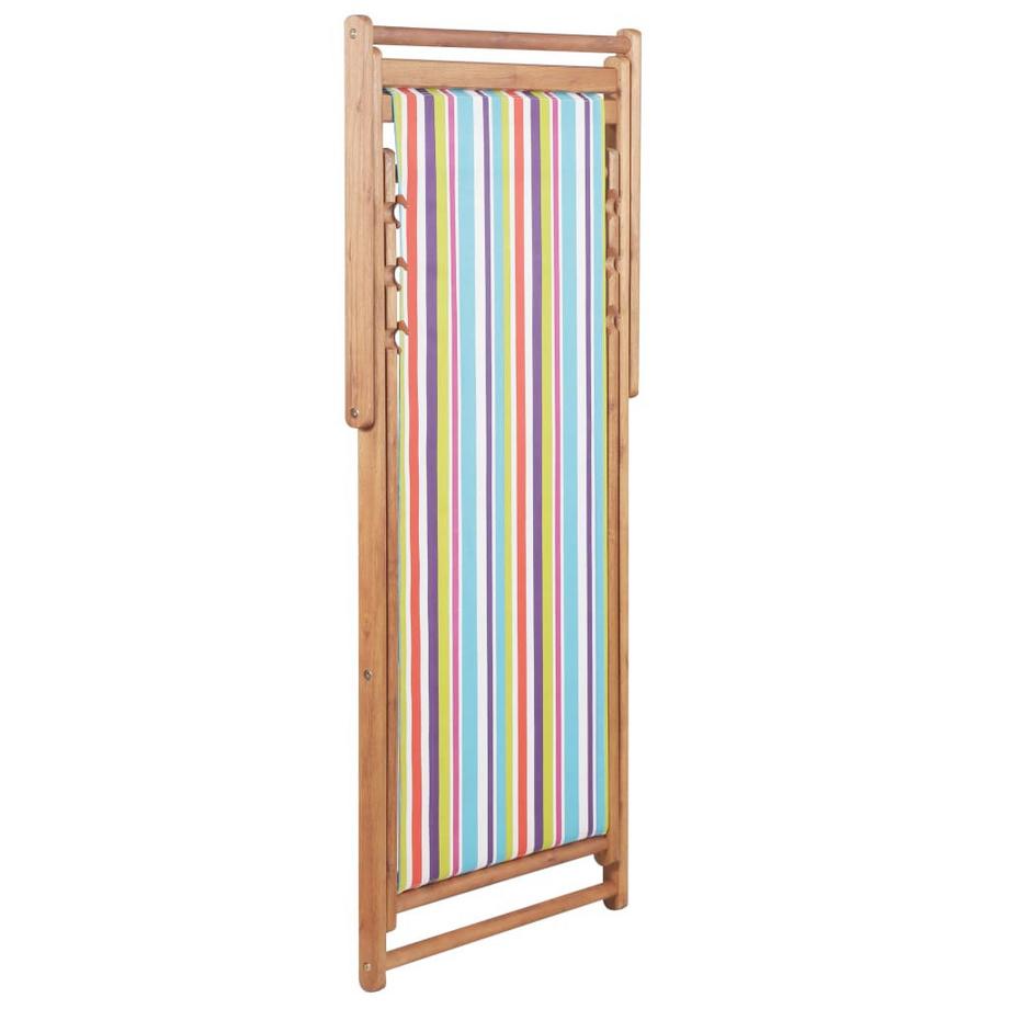 VidaXL Chaise de plage tissu  