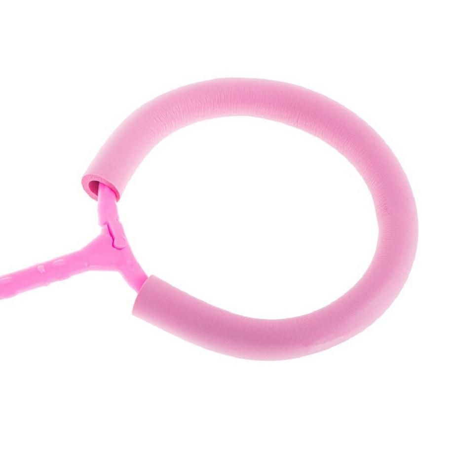 Pricenet  Hula Hop Beinsprungball leuchtende LED rosa 
