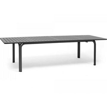 Table de jardin extensible Alloro anthracite 210