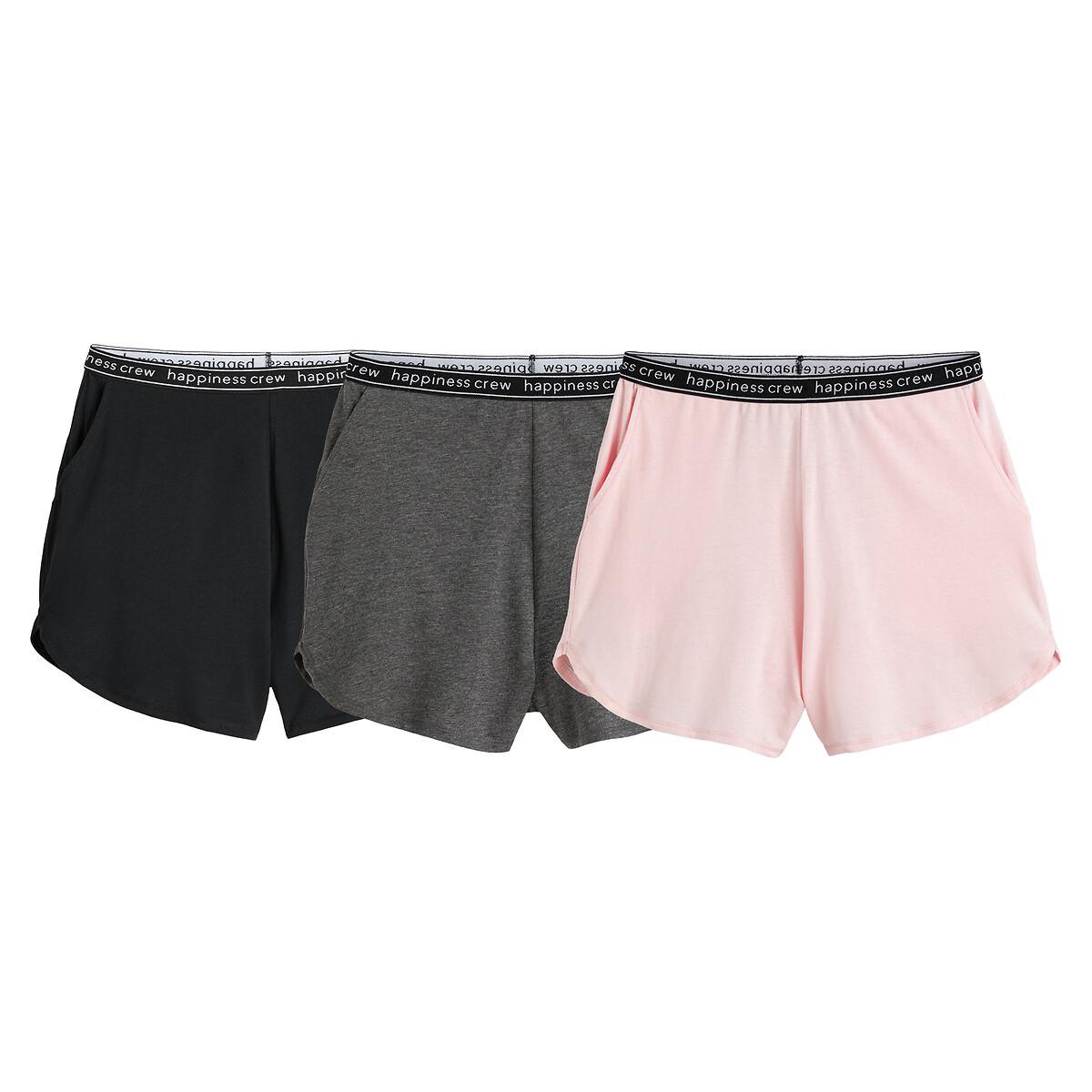 Image of 3er-pack Shorts Unisex Rosa 12A