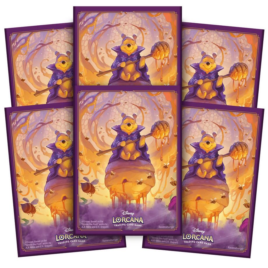 Ravensburger  Disney Lorcana 6: Azurite Sea - Kartenhüllen "Pooh" (65 Sleeves) 