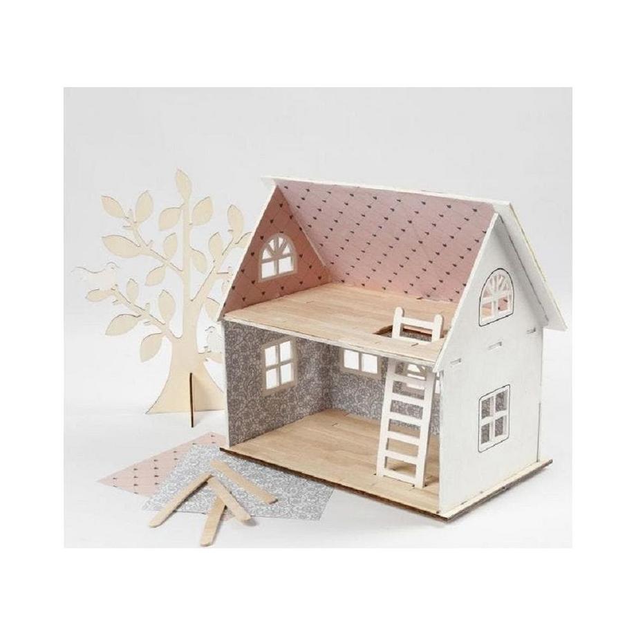 Creativ Company  Puppenhaus zum Zusammenbauen 