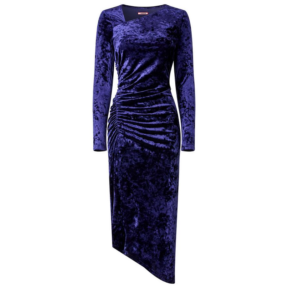 Joe Browns Samtkleid Asymmetrischer Saum  