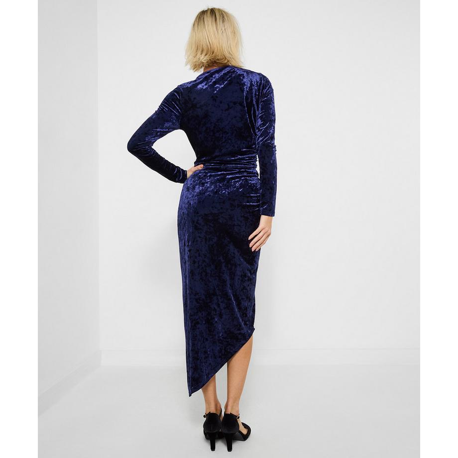 Joe Browns Samtkleid Asymmetrischer Saum  