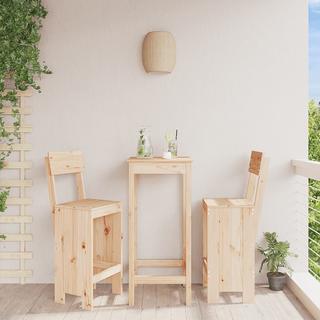 VidaXL Tabouret de bar bois de pin  