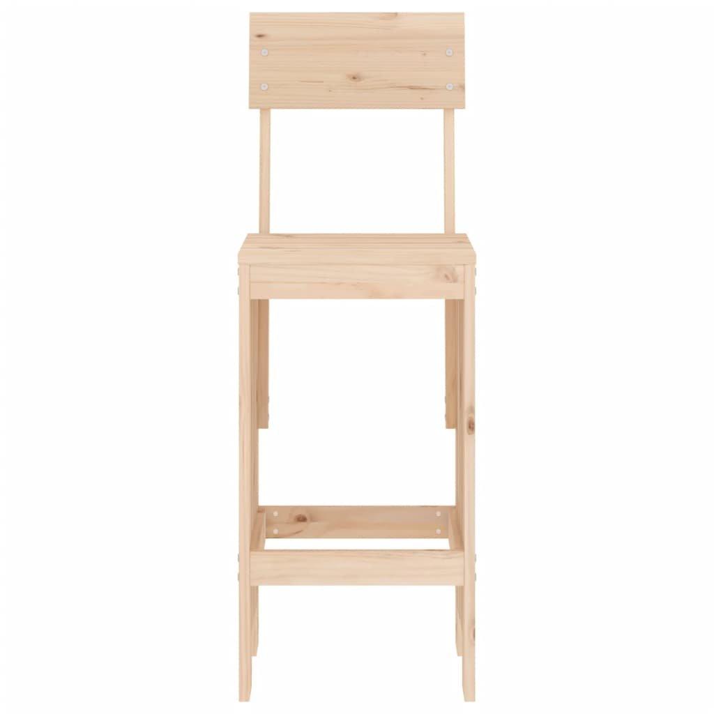 VidaXL Tabouret de bar bois de pin  