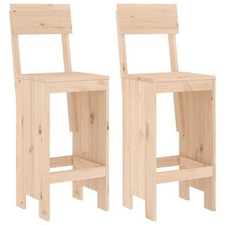 VidaXL Tabouret de bar bois de pin  