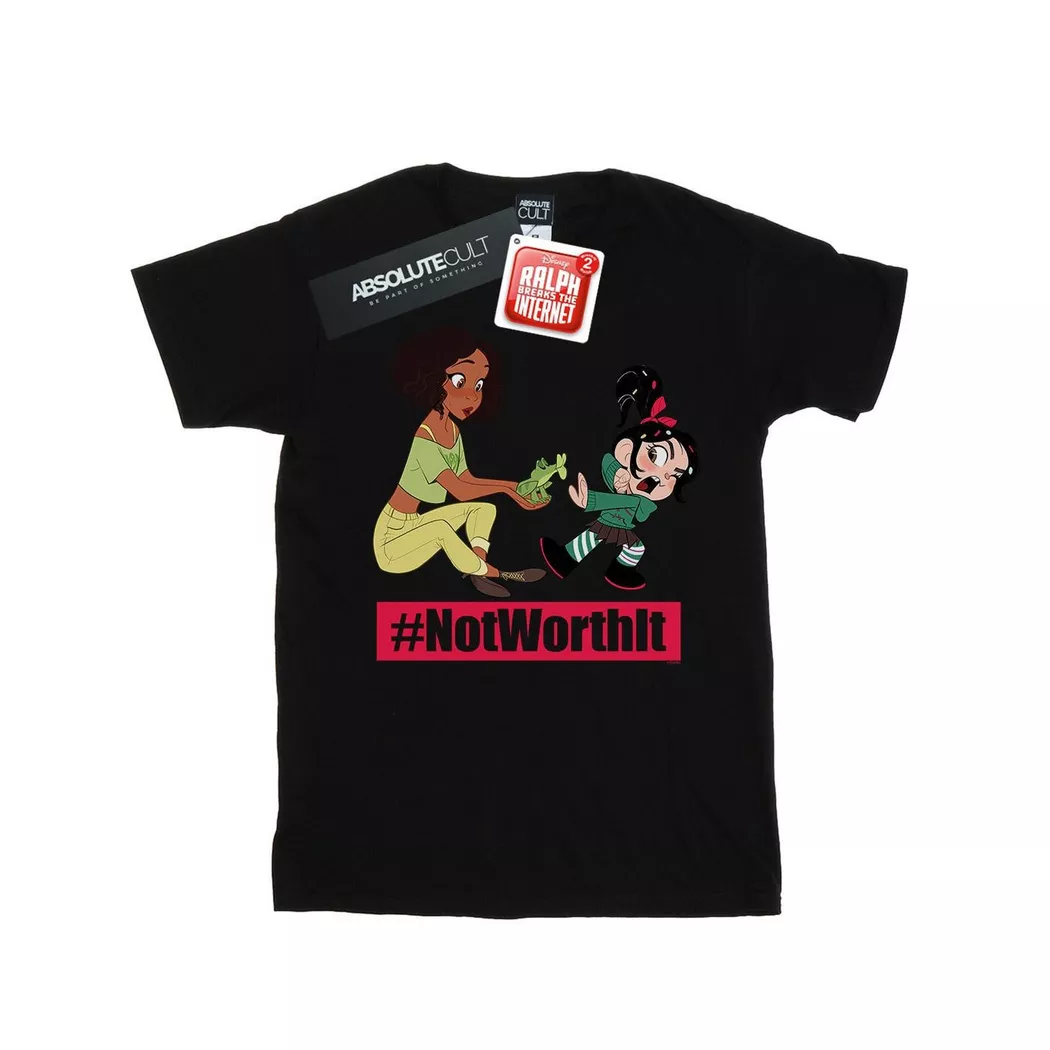 Disney - Wreck It Ralph TShirt, für Damen, Schwarz, Größe XL