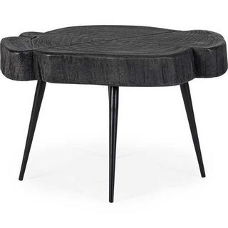 mutoni Table d'appoint Zakia Noir S 46x30  