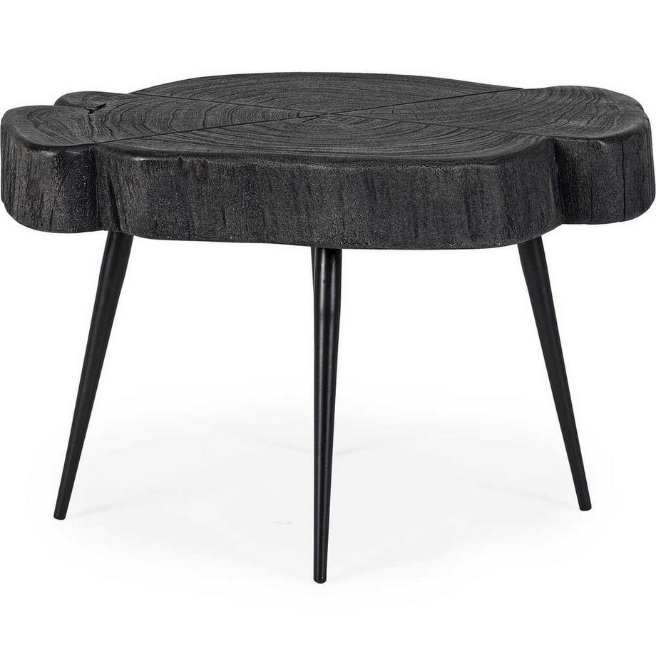 mutoni Table d&#039;appoint Zakia Noir S 46x30  