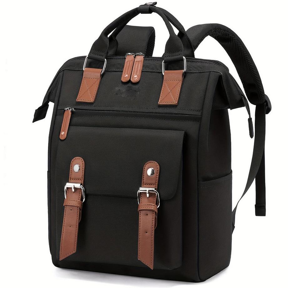 Stilvoller kleiner Laptop-Rucksack - Modischer College Daypack mit verstellbaren Trägern, robustem Reißverschluss und geräumigen Fächern