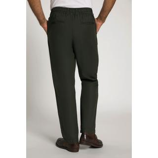 JP1880  Pantalon en lin mélangé. Taille élastique. Coupe Basic Fit 