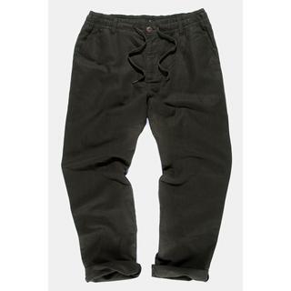 JP1880  Pantalon en lin mélangé. Taille élastique. Coupe Basic Fit 