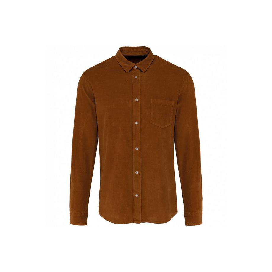 chemise manches longues en velours