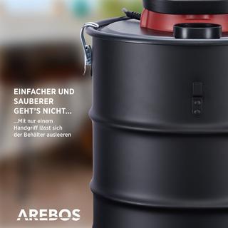 Arebos ECO Aschesauger Kaminsauger 1000W | 15L  