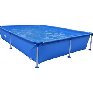 Jilong  Rahmen Pool / Rechteckig (blau, 188cm × 127cm × 42cm) 