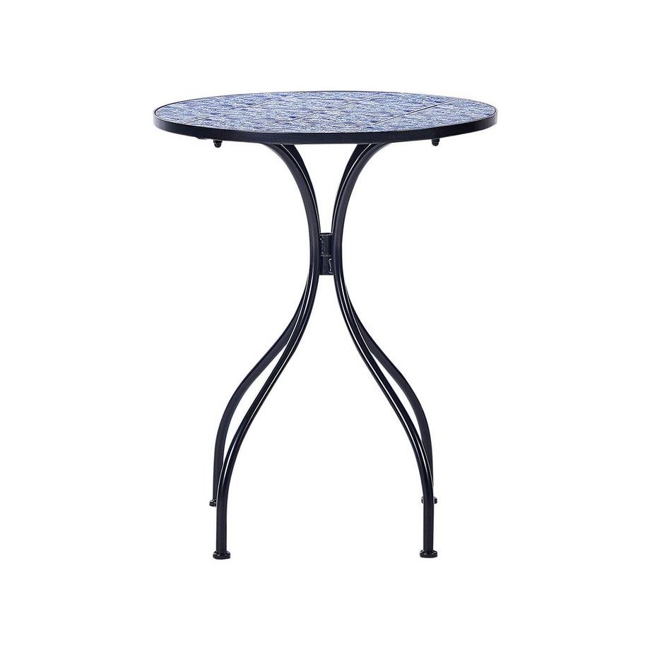 Beliani Outdoor Bistrotisch aus Eisen Retro CIGLIANO  