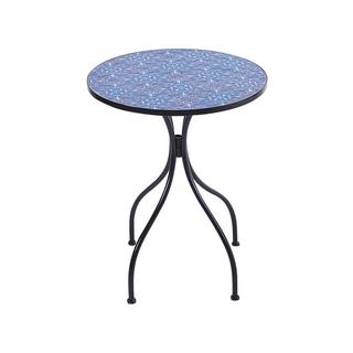 Beliani Table de jardin en Métal Rétro CIGLIANO  