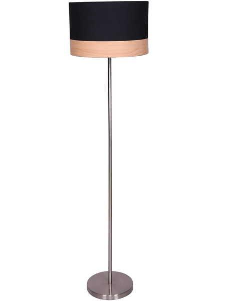 mutoni Lampadaire rond 38 cm noir  