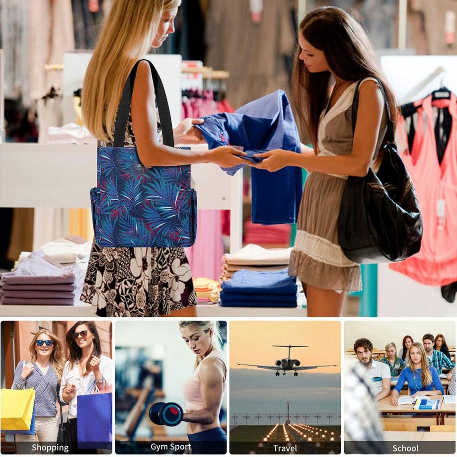 Only-bags.store Borsa a Tracolla Casual con Cerniera alla Moda Grande Borsa per la Spesa  