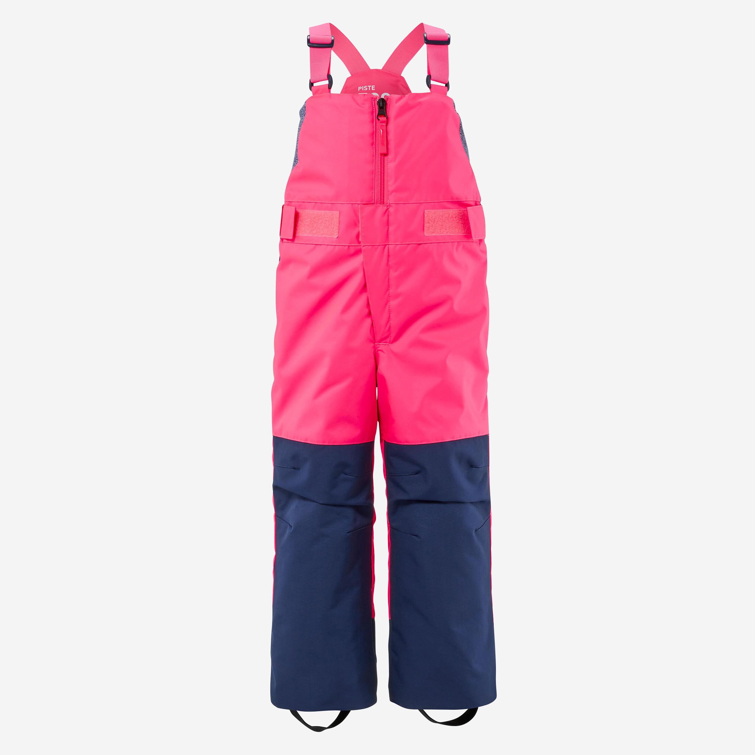 Image of Sporthose - Bib 500 Unisex Mittelblau 5-6A