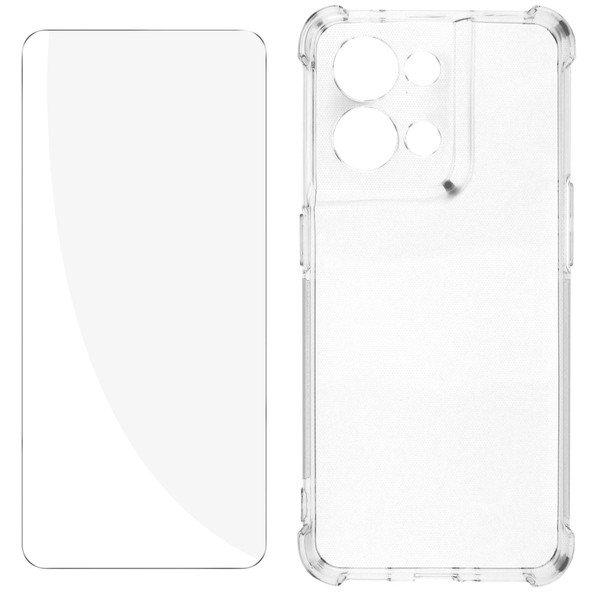 Avizar  Coque Oppo Reno 8 5G et Verre Trempé 