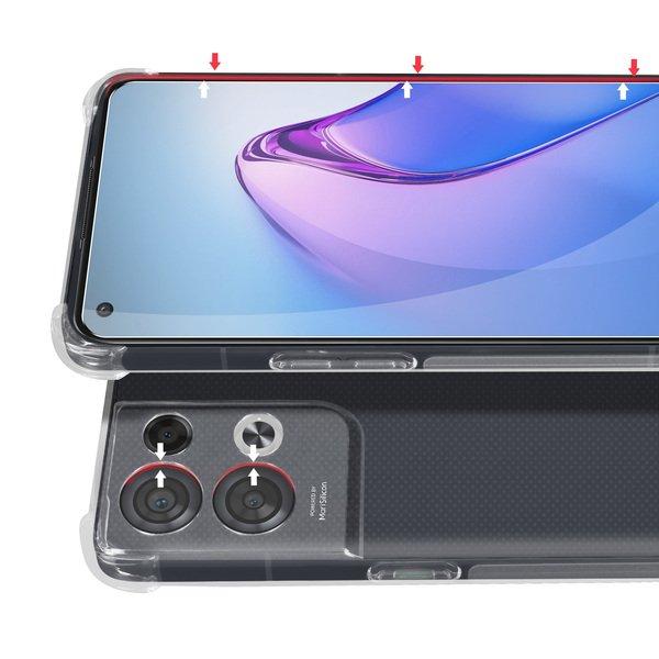 Avizar  Coque Oppo Reno 8 5G et Verre Trempé 