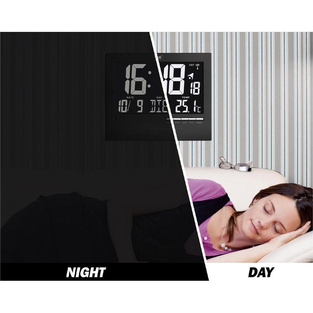 TFA Dostmann Digitale Funk-Wanduhr  