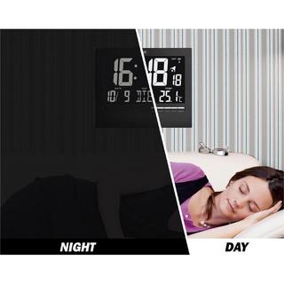 TFA Dostmann Horloge numérique sans fil avec rétroéclairage automatique  