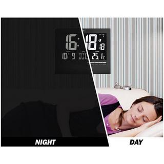 TFA Dostmann Horloge numérique sans fil avec rétroéclairage automatique  