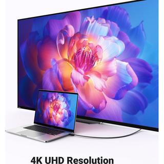 UGREEN  Ugreen Unidirektionales DisplayPort-zu-HDMI-Kabel 4K 30 Hz, 32 AWG, 1,5 m – Schwarz 