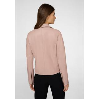 RICANO  Giacca di pelle da donna Amelie, stile classico con collo a revers 