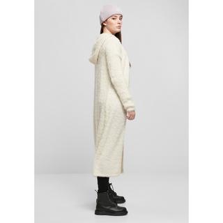 URBAN CLASSICS Cardigan Lungo Cappuccio Piume Donna Taglie Forti  