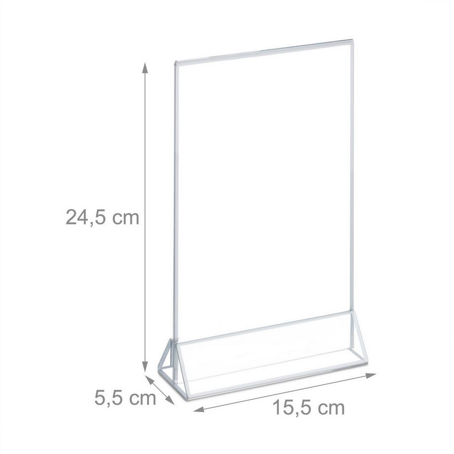 B2X  6er Set Tischaufsteller DIN A5 