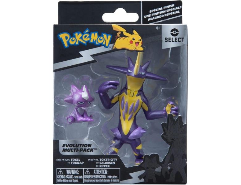 jazwares  Pokémon Select Evolution Pack Toxel & Riffex 