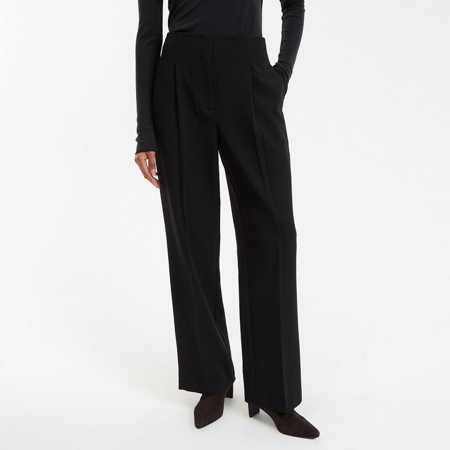 La Redoute Collections Pantalon droit taille haute  