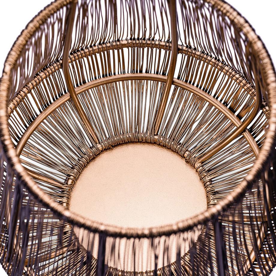 Alopini  Laterne  l Satz von 2, Laterne Boho, trendy Teelichthalter Draht 