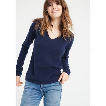 Maglione con scollo a V LILLY 2 - 100% cashmere