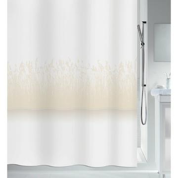 Spirella Rideau de douche Polyester ROSEAUX 120x200cm Sable