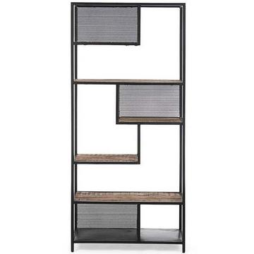 Bücherschrank Regal 6 Ablagen Roderic