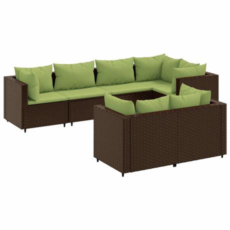 VidaXL Garten lounge set poly-rattan  